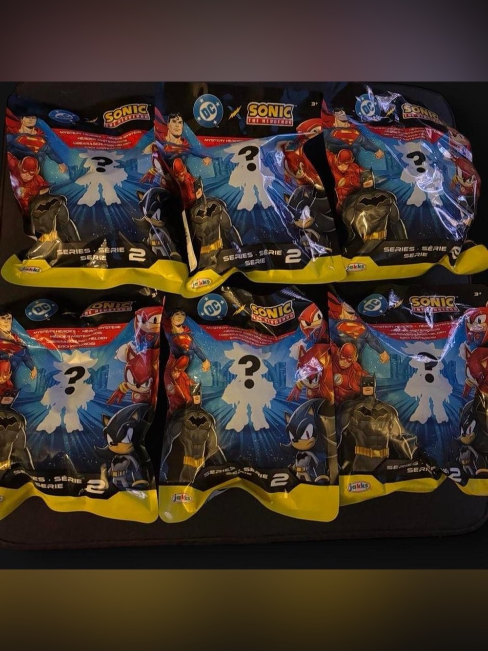 DC x Sonic Blind Bag Series 2 Set of 6 Unopened